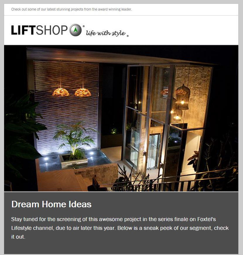 Dream Home Ideas – Newsletter