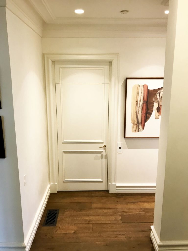 Lift Shop home lift door in a finished residential interior