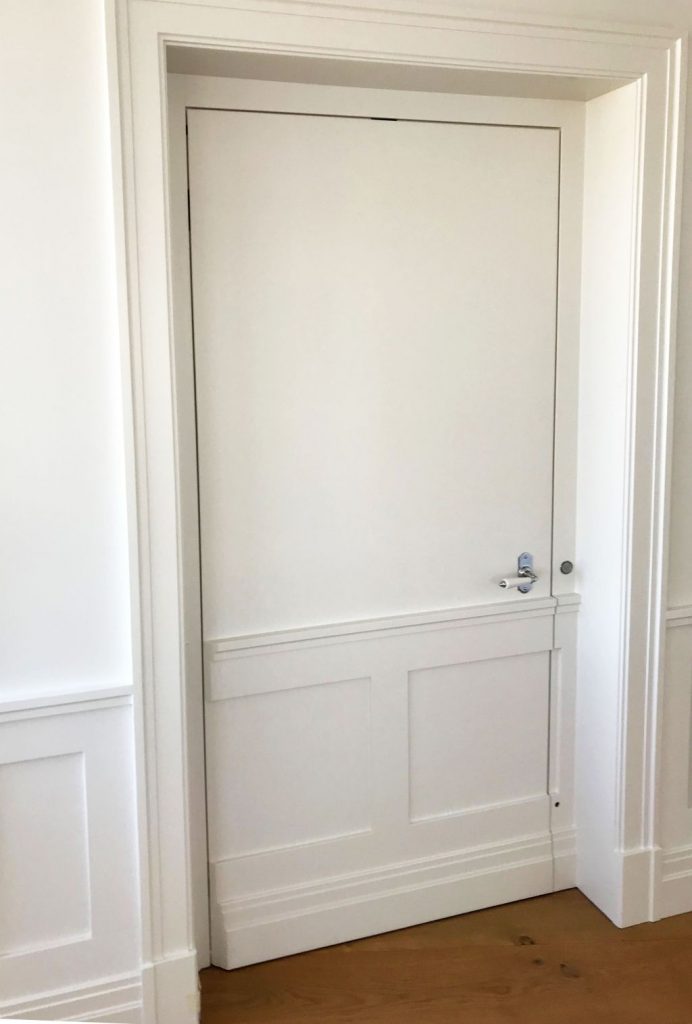 Lift Shop lift door integrated with the home interior