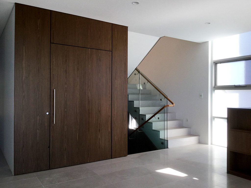 Lift Shop lift door integrated with the home interior