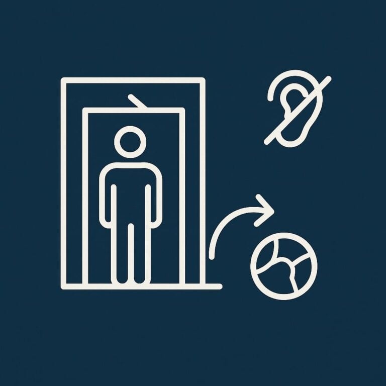 Customer testing lift in a modern showroom icon