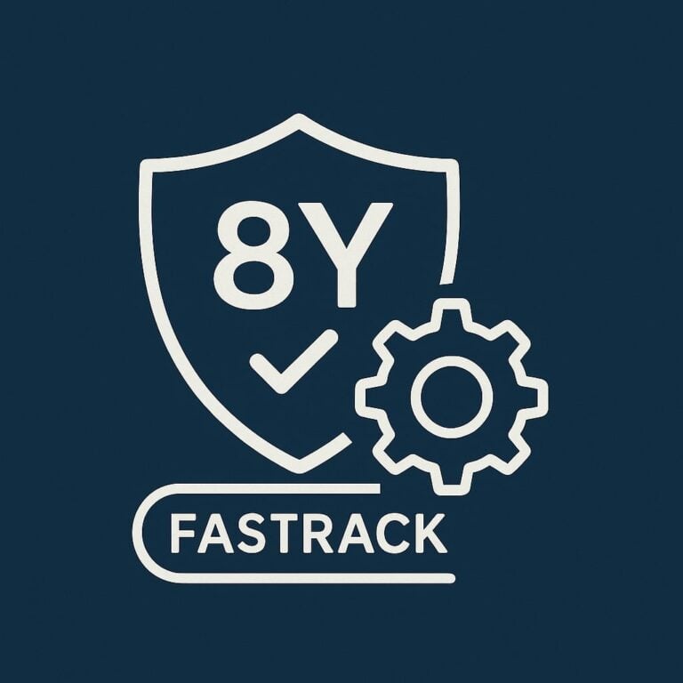 8-year residential lift warranty icon
