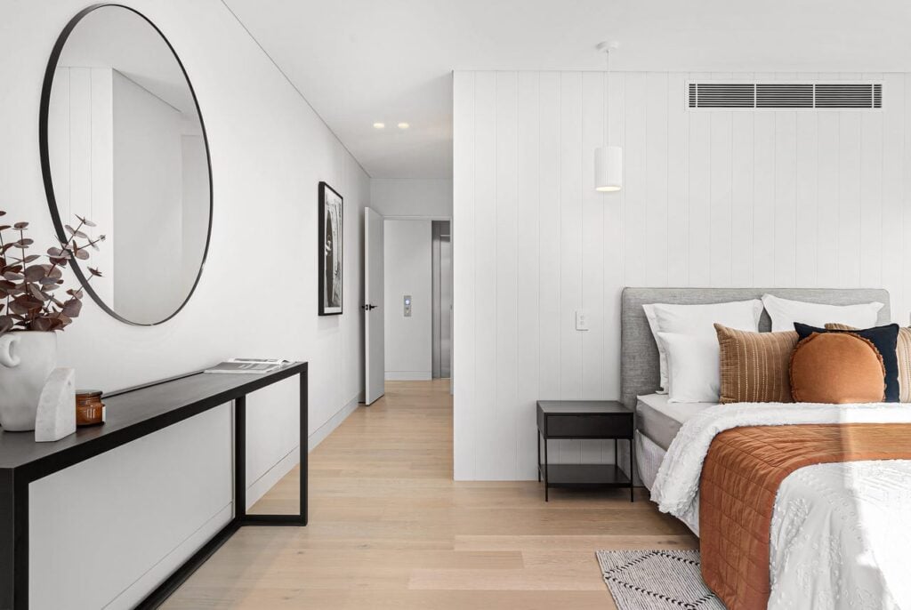 Bedroom suite with direct access to Lift Shop A Series lift