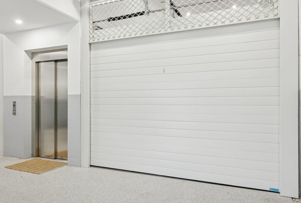 lift next to garage door