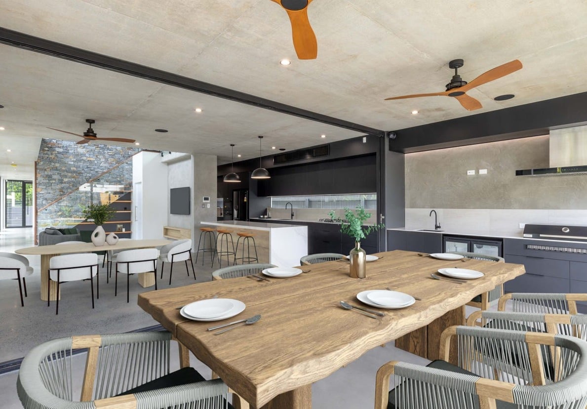 Outdoor entertaining with Lift Shop home lift access