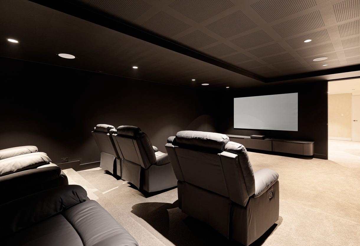 Movie theatre accessible by A Series lift