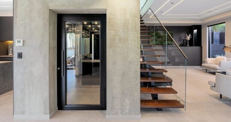 house Lift near stairs