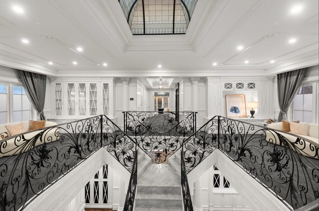 French Provincial luxury residence in Balwyn showcasing grand architecture and refined detailing