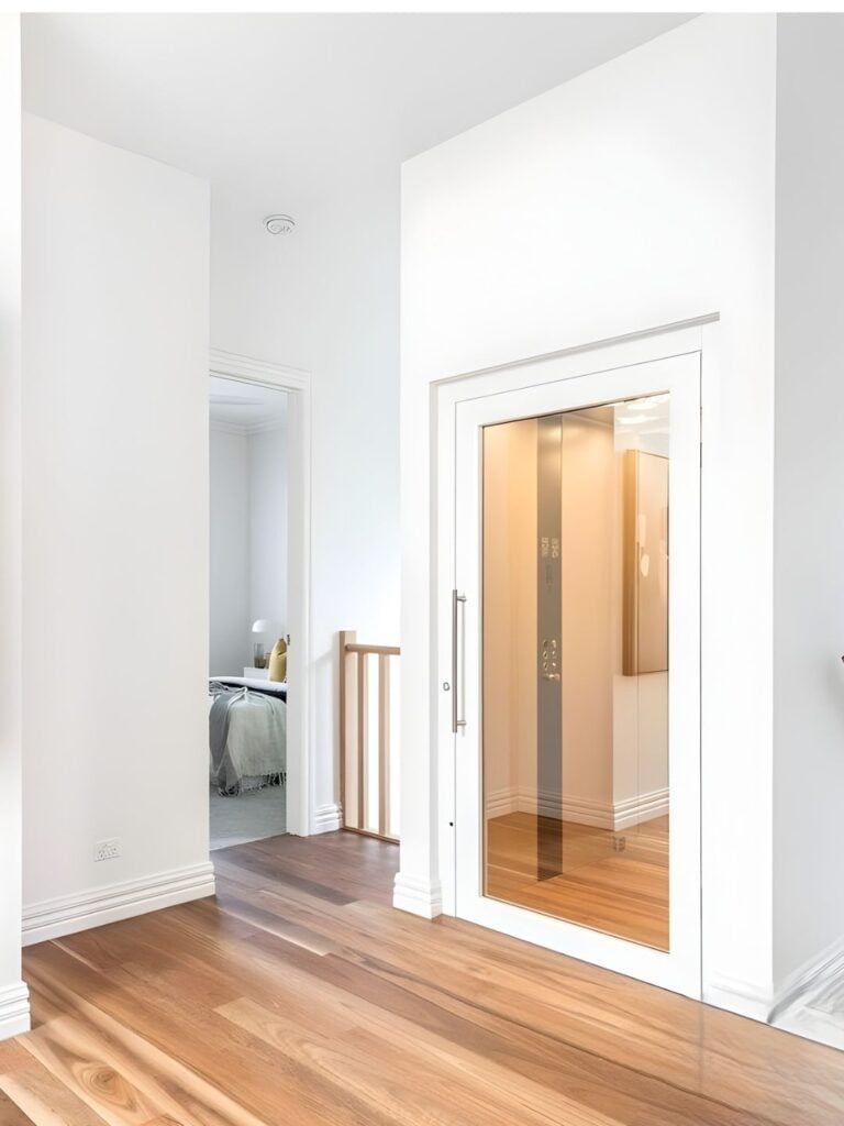 Luxury swing door lift in home lift gallery