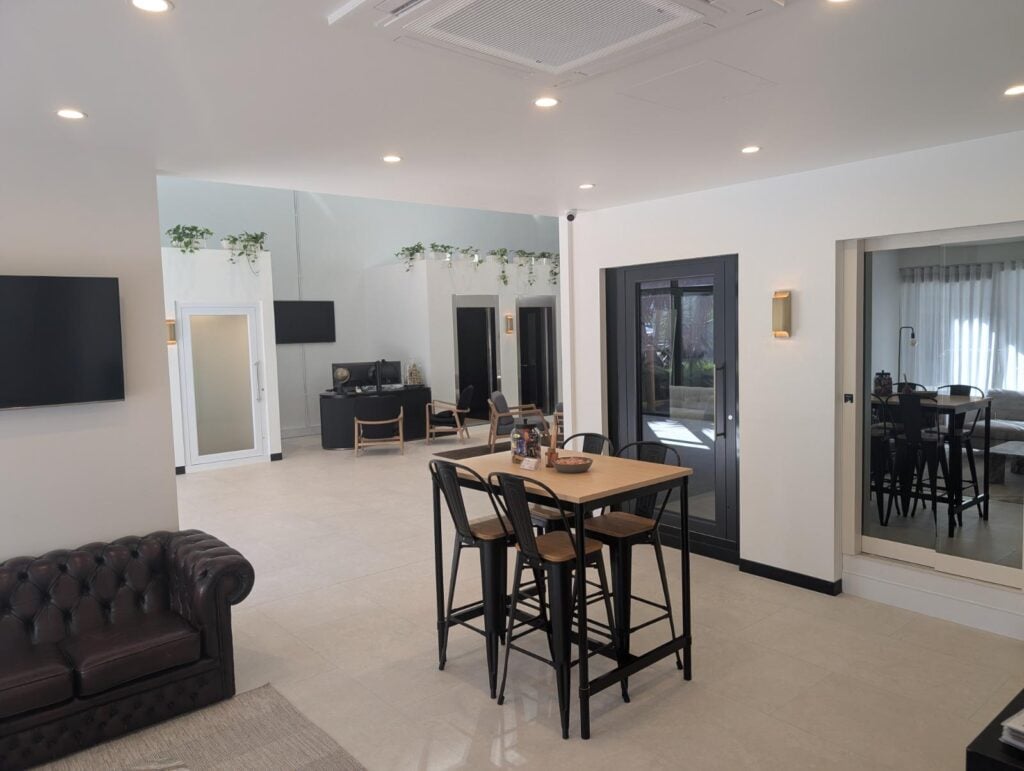 Lift Shop Brisbane showroom displaying a luxury residential home lift in Brisbane