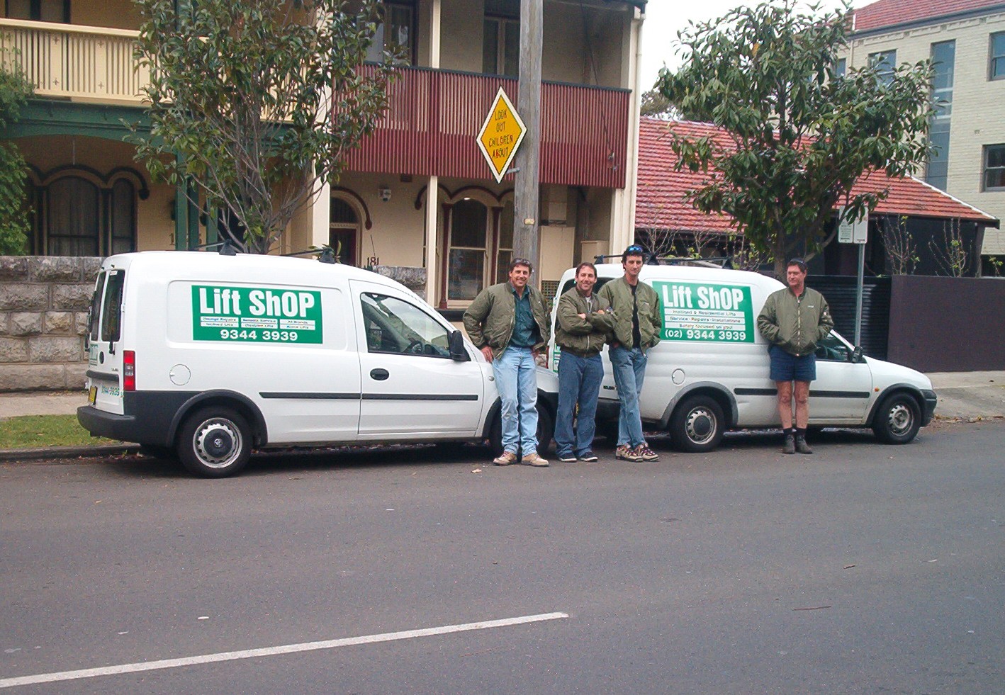 The first Lift Shop vehicle, 2003
