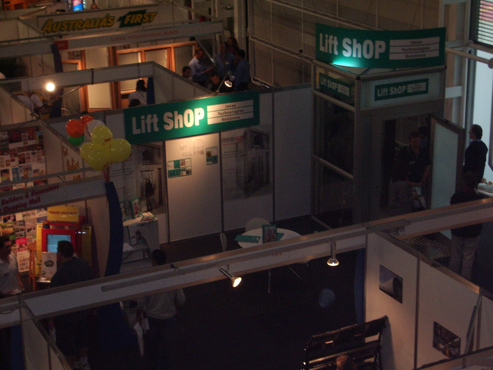 Lift Shop stand at the Home Show 2005