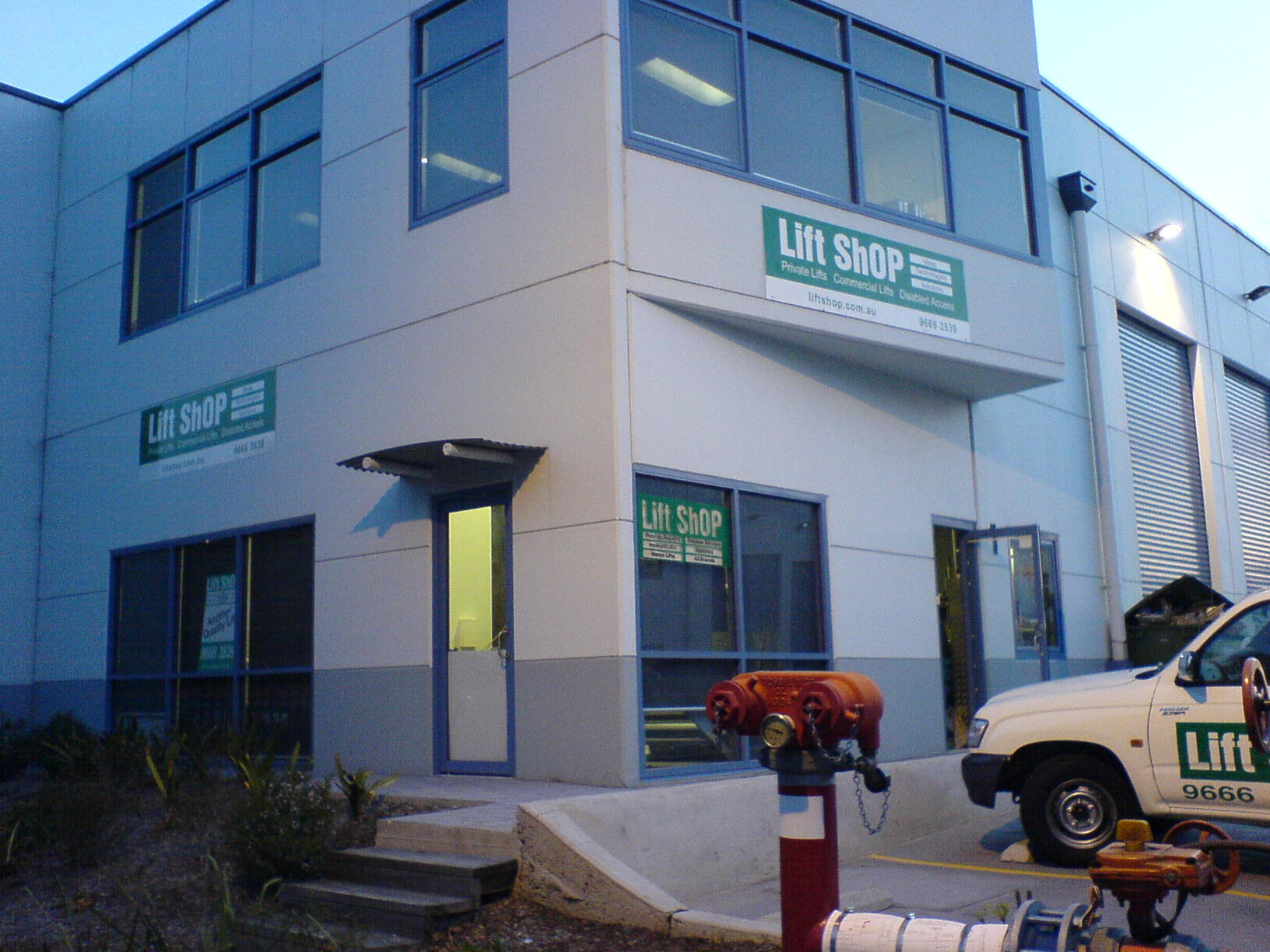 The original Lift Shop showroom, Sydney