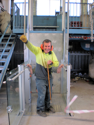 A Lift Shop technician at work