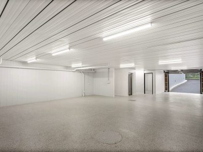 Large basement garage with direct access to Lift Shop residential elevator
